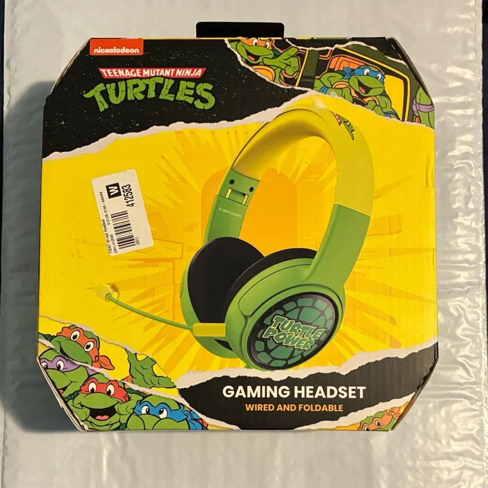Gaming Headset Teenage Mutant Ninja Turtles - Wired Headphones NEW kids Safe